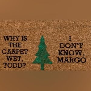 Christmas Vacation Custom Doormat with Todd and Margo Quote